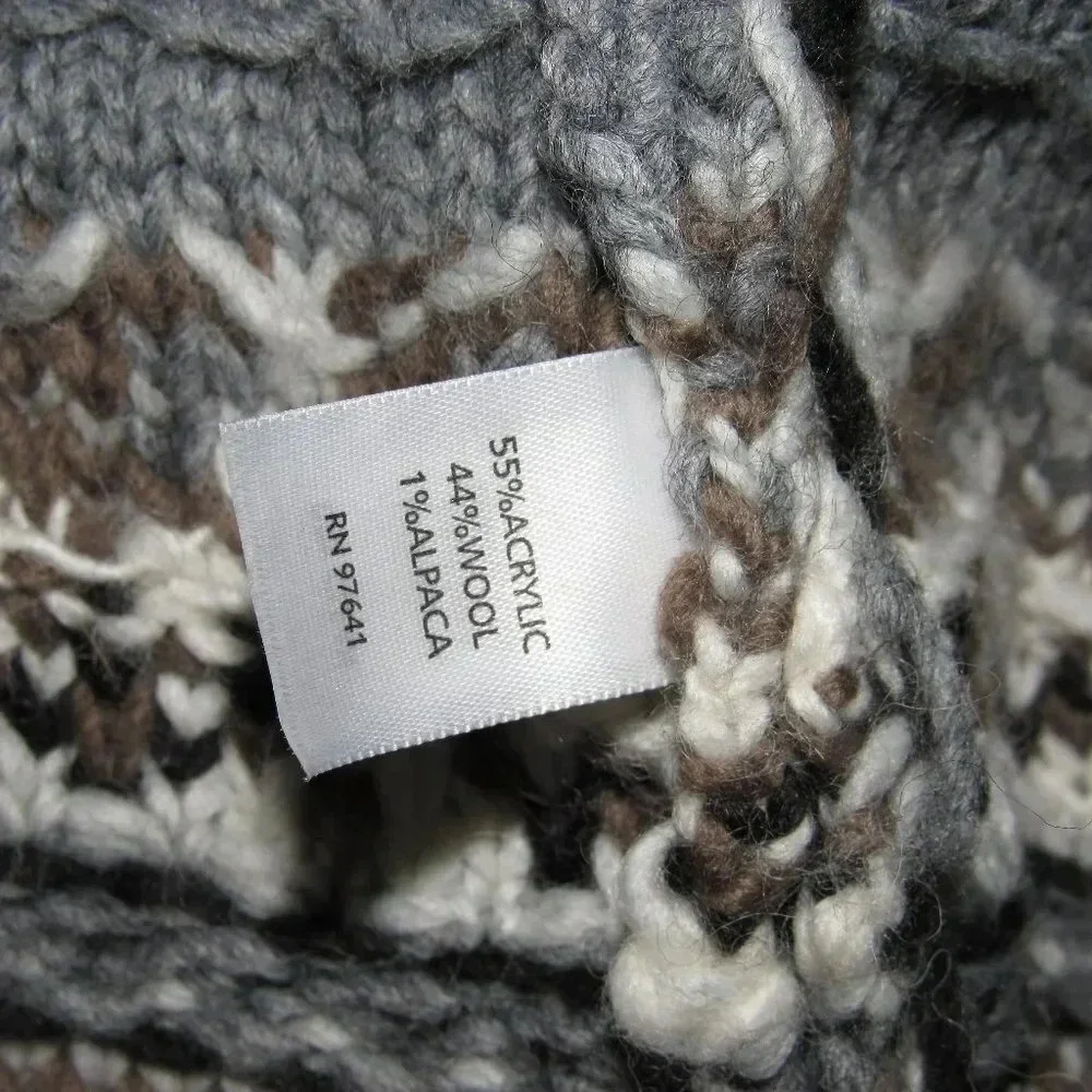 J. JILL Cardigan Knit Wool Blend Sweater Size L - Picture 5 of 5